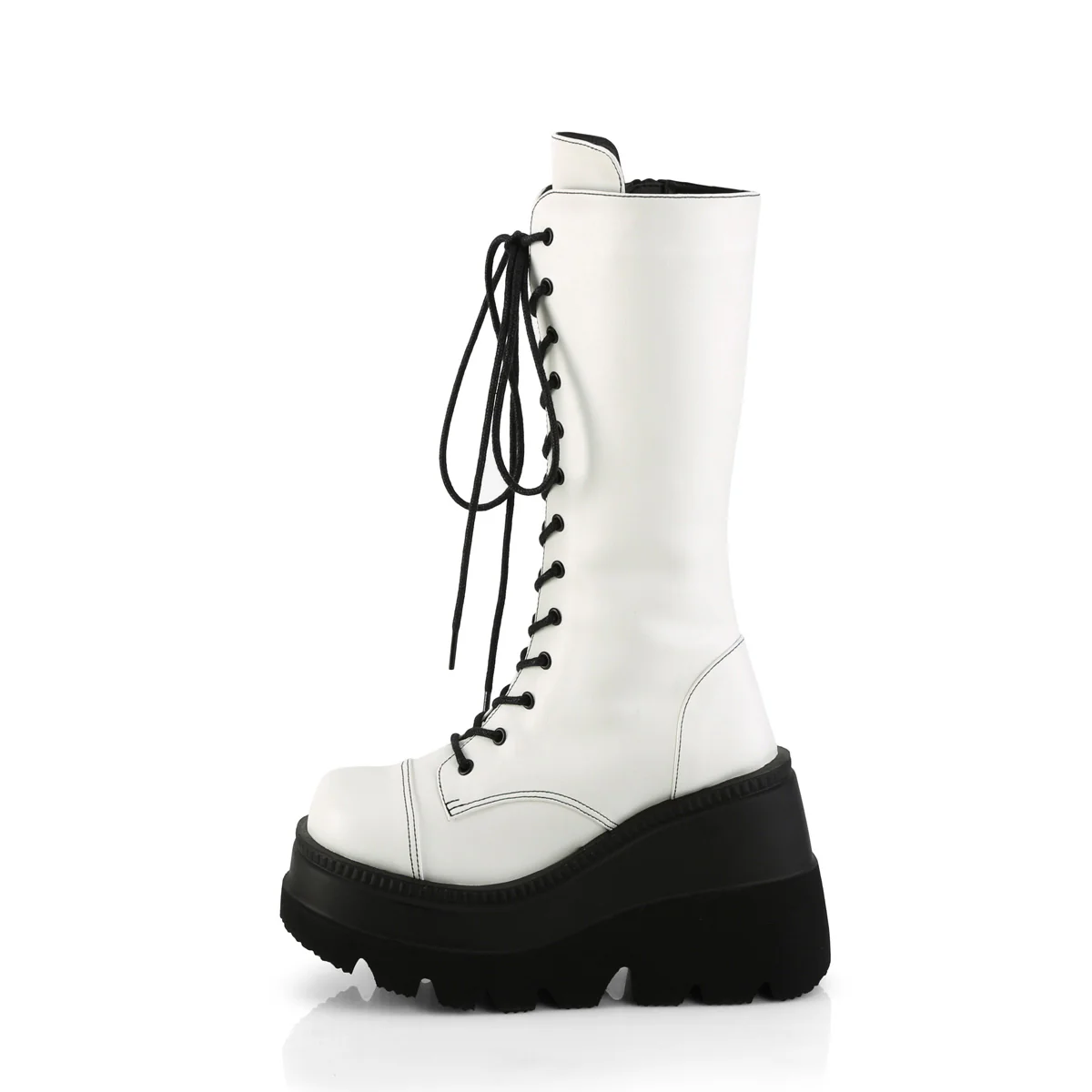 SHAKER-72 White Vegan Leather - Image 3