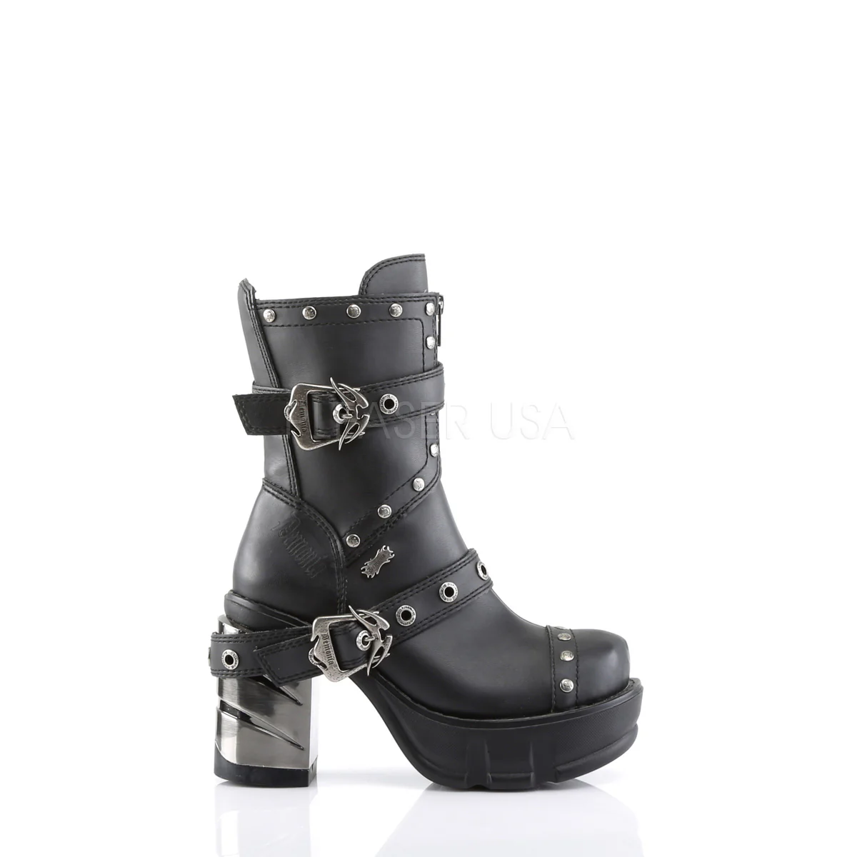 SINISTER-201  Black Vegan Leather - Image 5