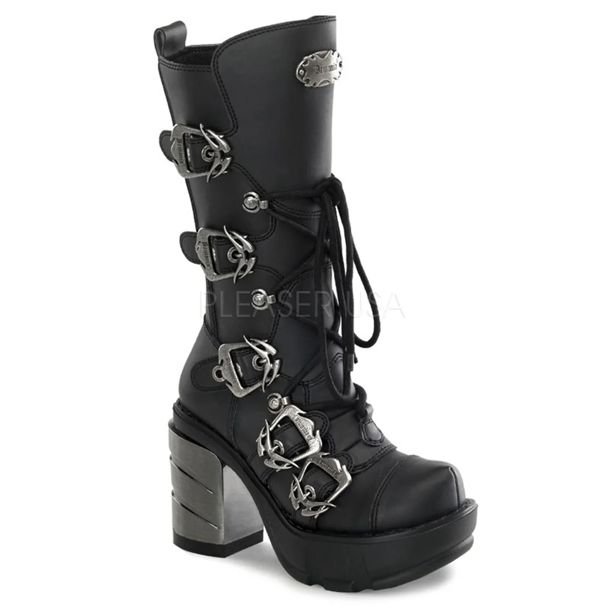 SINISTER-203 Black Vegan Leather