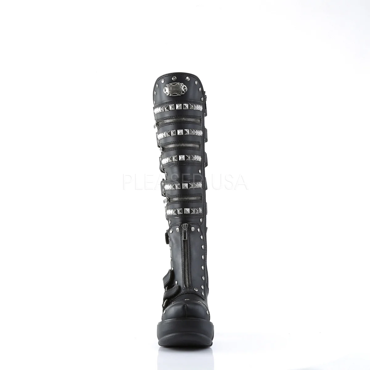 SINISTER-301  Black Vegan Leather - Image 2