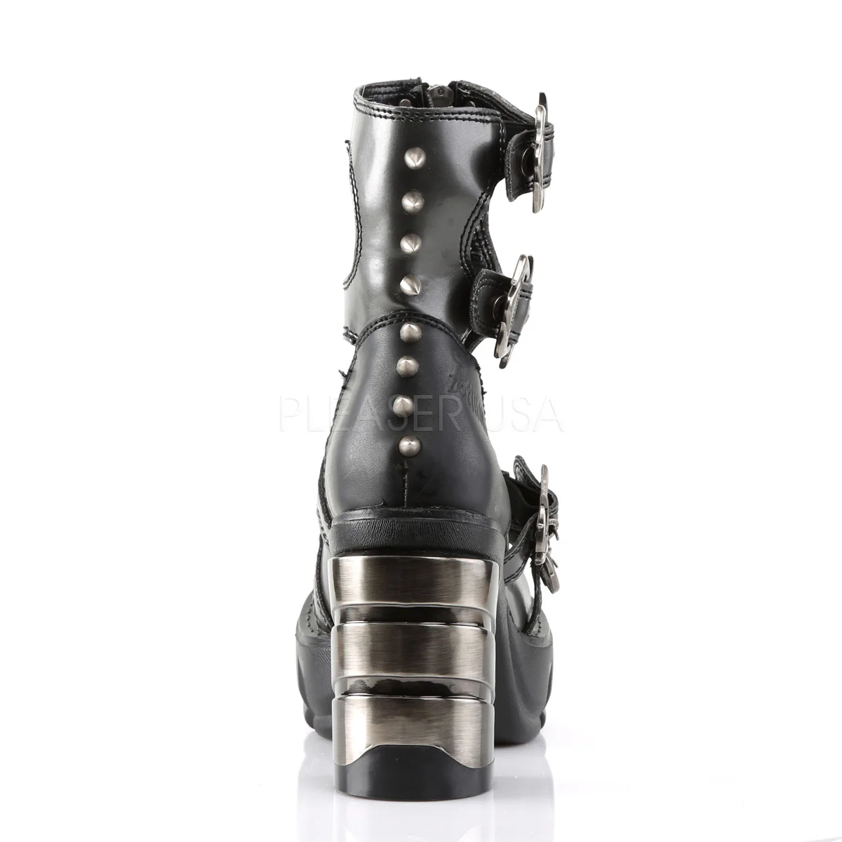 SINISTER-61  Dark Gray-Black Vegan Leather - Image 4