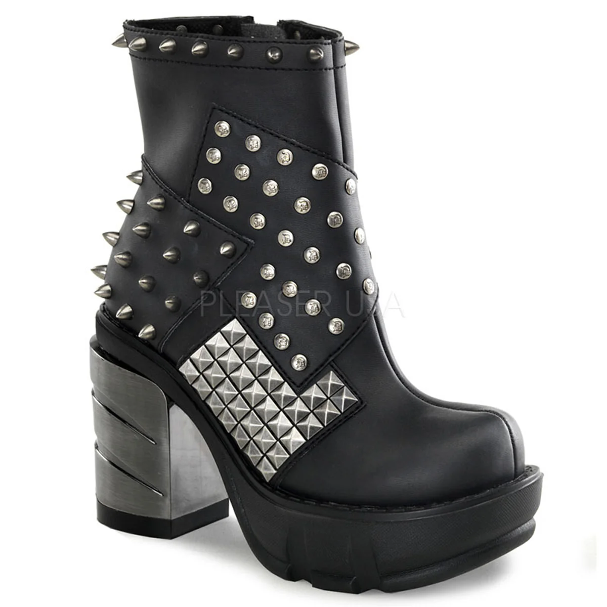 SINISTER-64 Black Vegan Leather