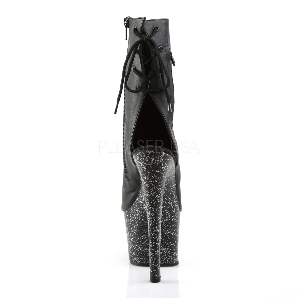 SKY-1018MG  Black Faux Leather/Black Matte - Image 4