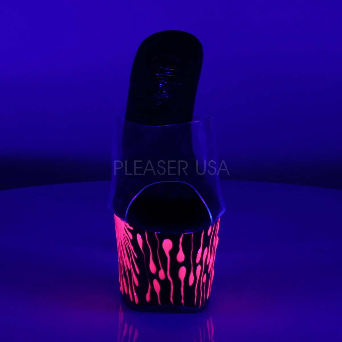 SKY-301-5  Clear/Black-Neon Hot Pink - Image 2