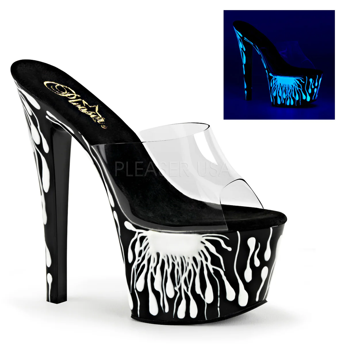 SKY-301-5 Clear/Black-Neon White