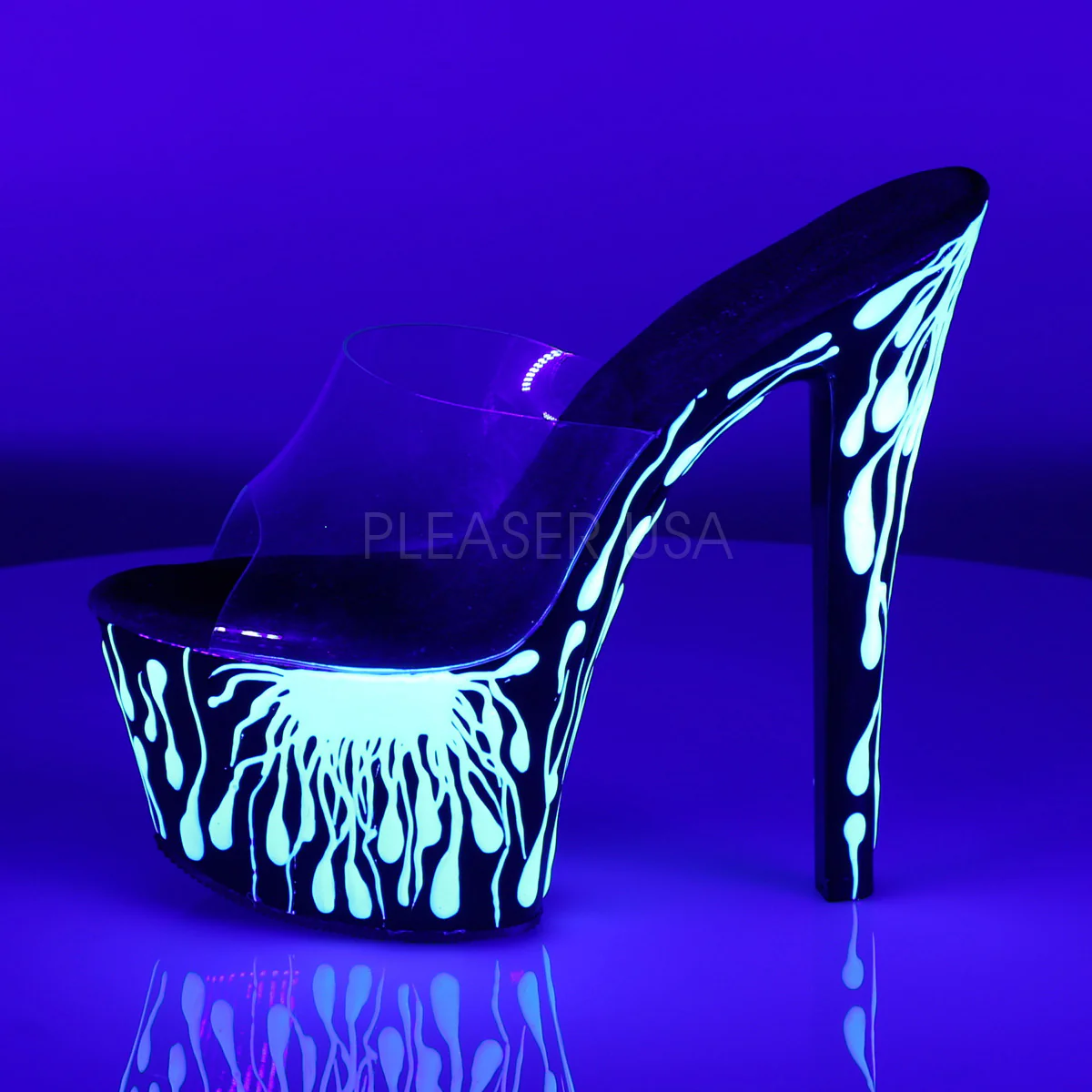 SKY-301-5 Clear/Black-Neon White - Image 3