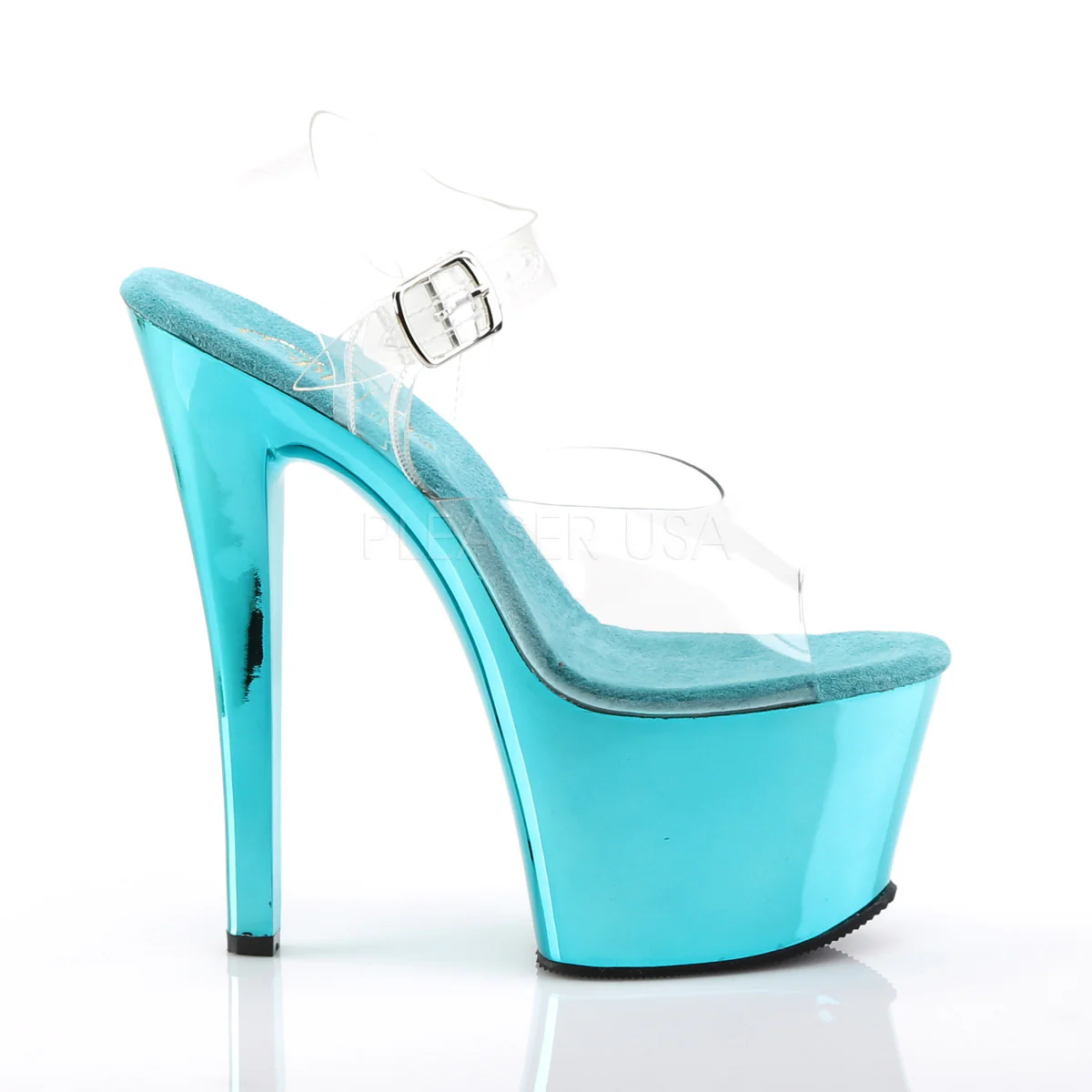 SKY-308  Clear/Turquoise Chrome - Image 5