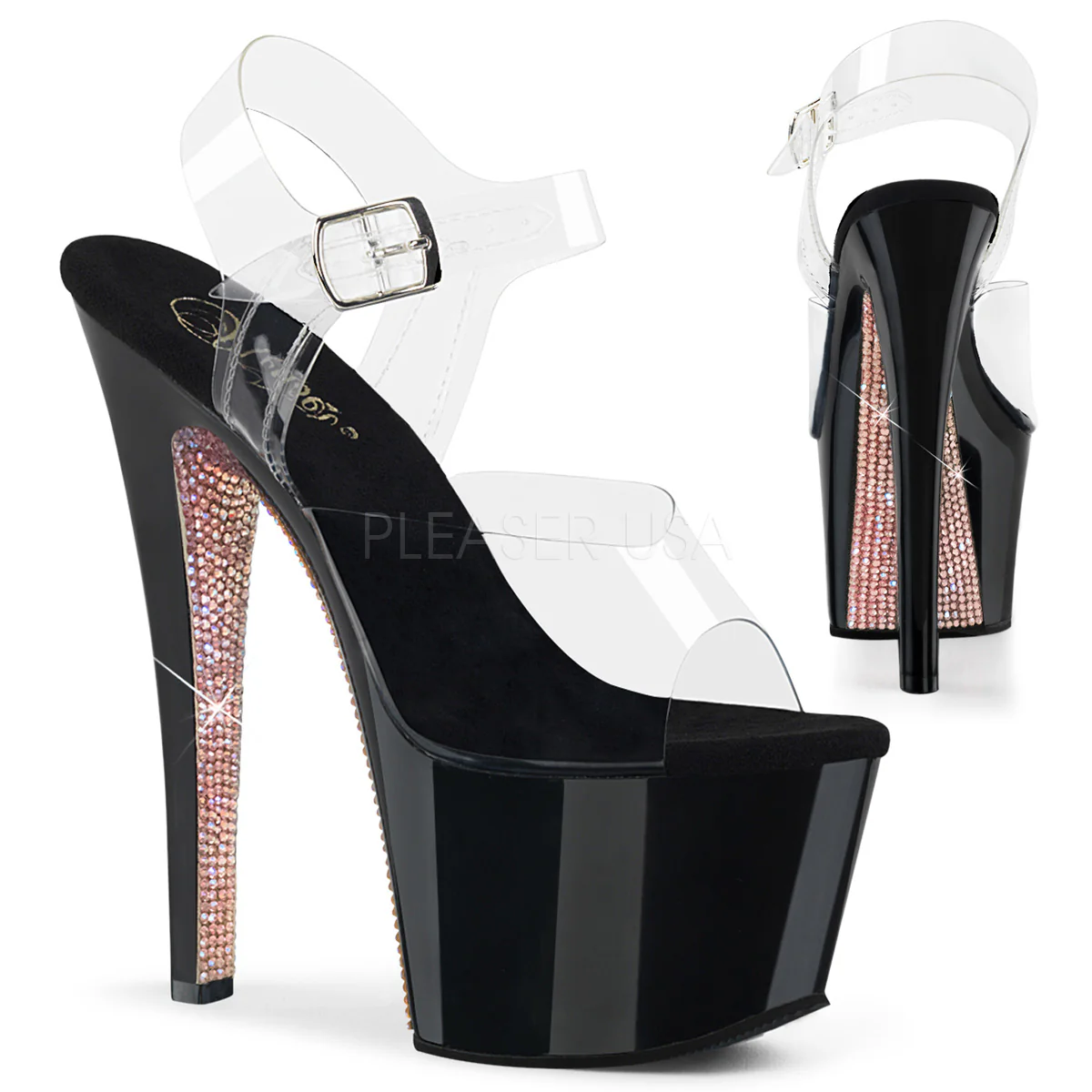 SKY-308CRS Clear/Black-Champagne AB RSTN