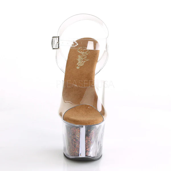 SKY-308GF  Clear/Brown Multi Glitter - Image 2