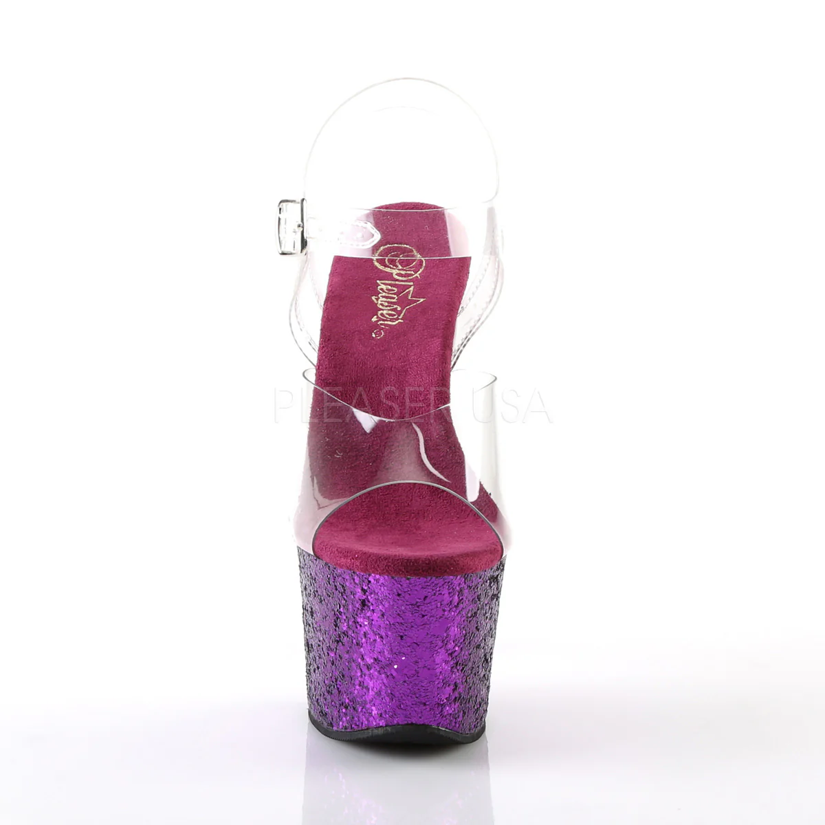 SKY-308LG Clear/Purple Glitter - Image 2