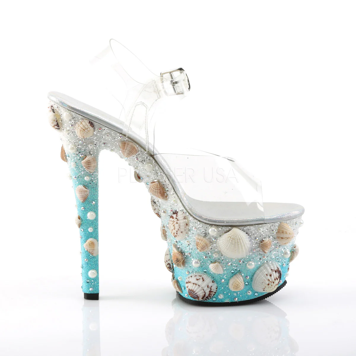SKY-308MERMD  Clear/Light Blue Glitters - Image 5