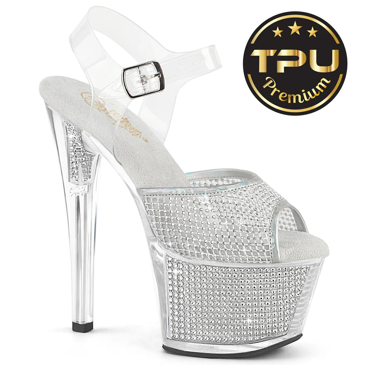 SKY-308PREM-RSNT Clear TPU-Silver RS/Silver SRS