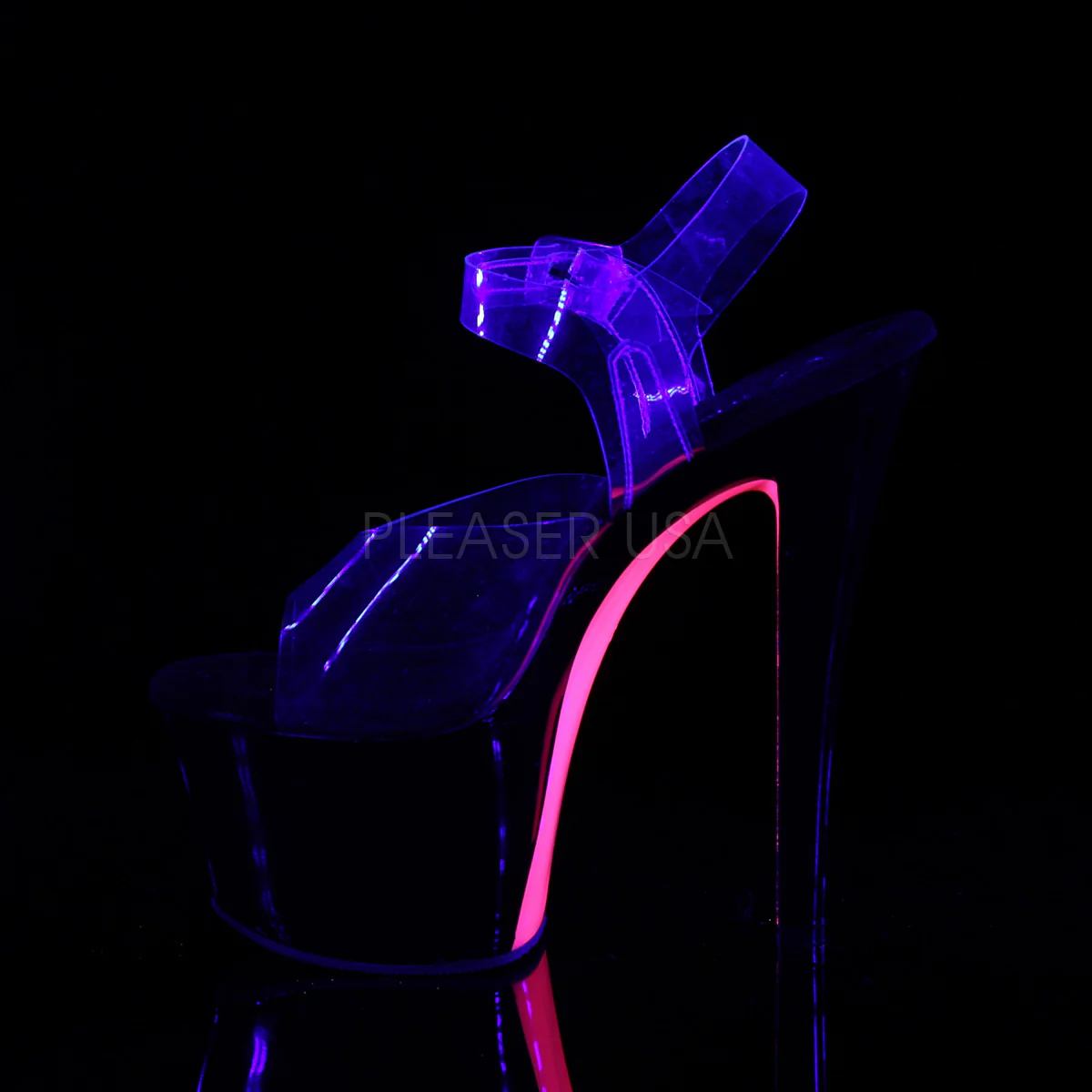 SKY-308TT Clear/Black-Neon Pink - Image 2