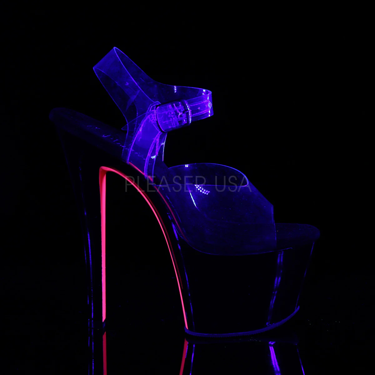 SKY-308TT Clear/Black-Neon Pink - Image 4