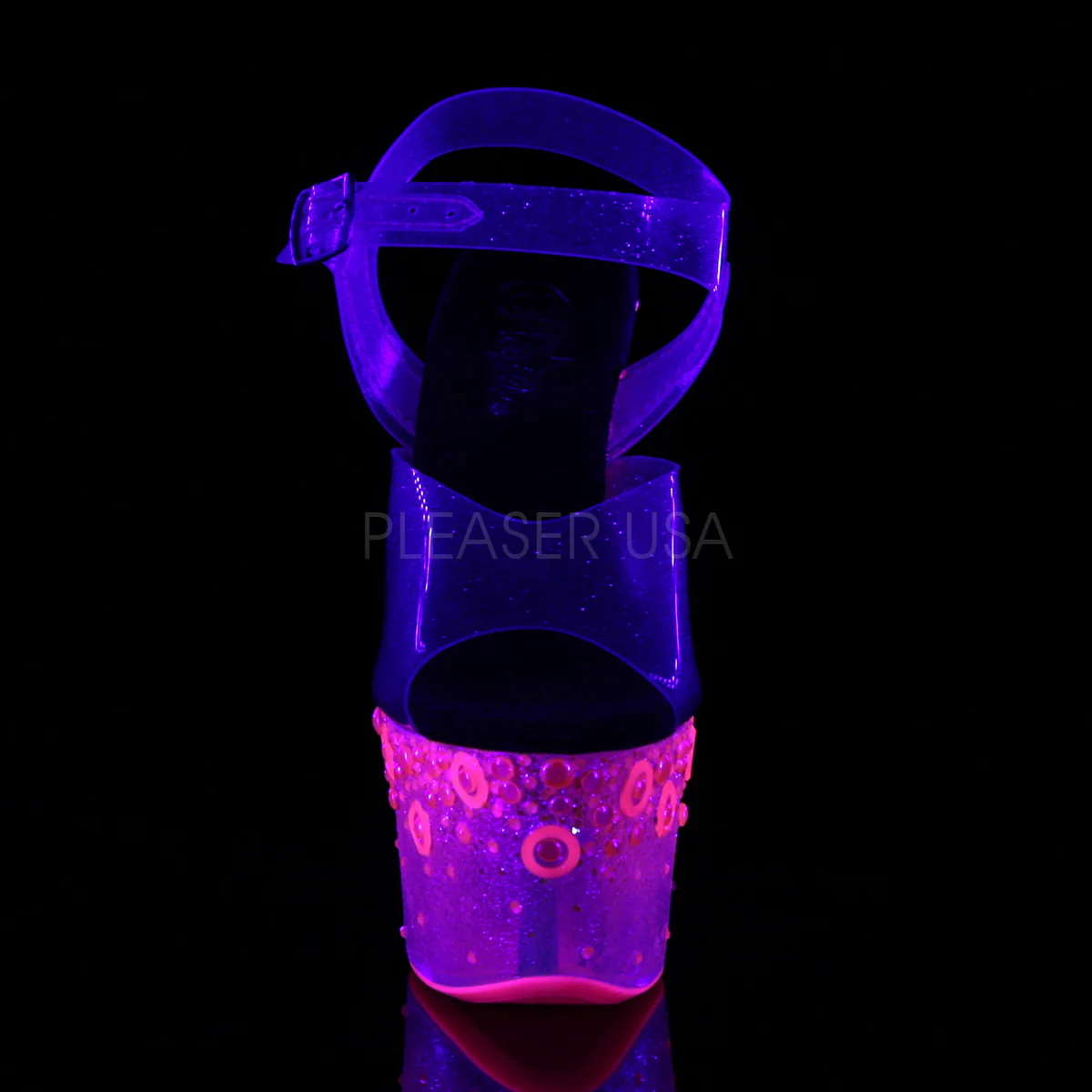 SKY-308UVMG Pink Tinted TPU/Neon Pink - Image 2