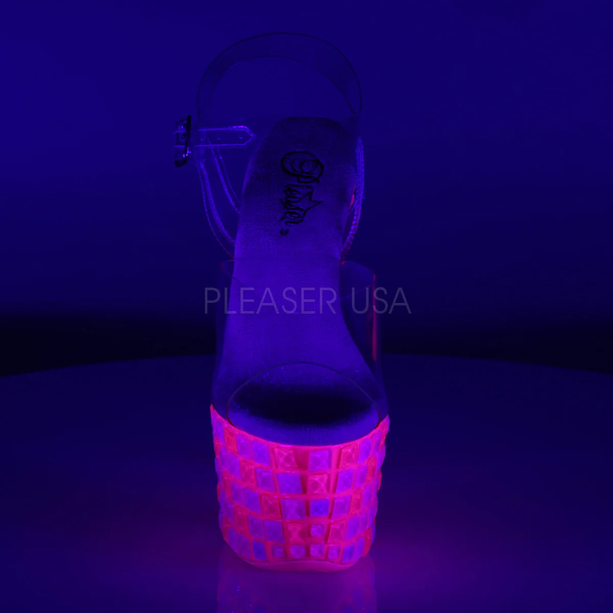 SKY-308UVTL Clear/Neon Hot Pink - Image 2