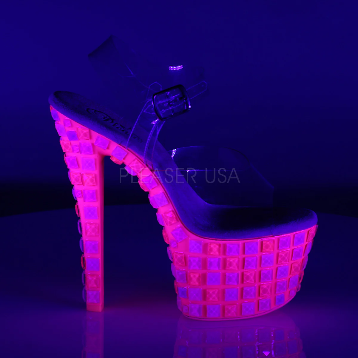 SKY-308UVTL Clear/Neon Hot Pink - Image 5