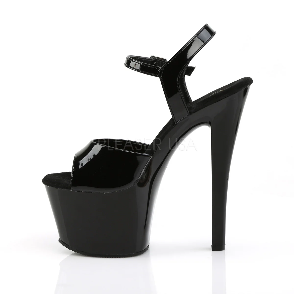 SKY-309  Black Patent/Black - Image 3