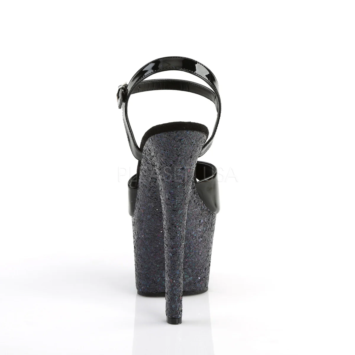 SKY-309LG Black Patent/Black Multi Glitter - Image 4