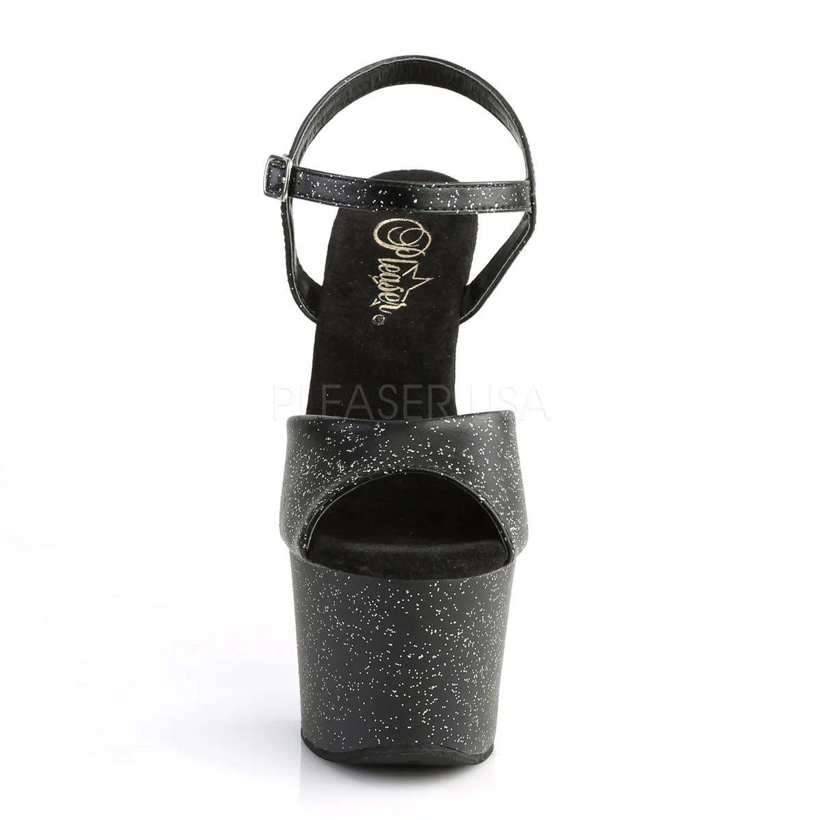 SKY-309MMG Black Faux Leather/Black Matte - Image 2