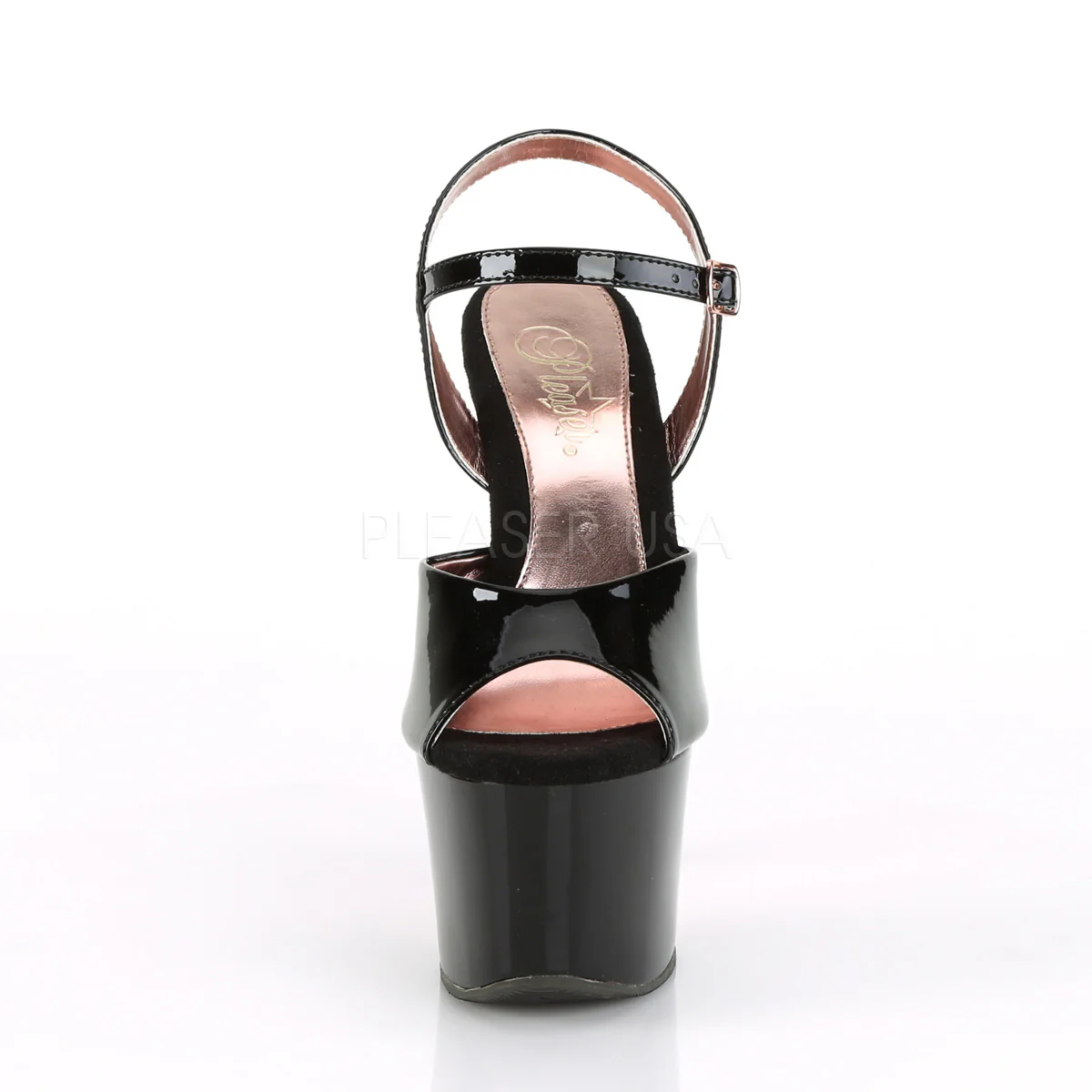 SKY-309TT Black Patent/Black-Rose Gold Chrome - Image 2