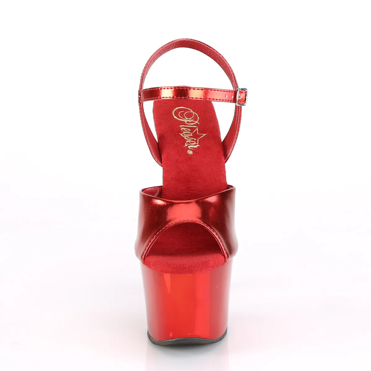 SKY-309TTG  Red Metallic Pu/Red Chrome-Glitter - Image 2
