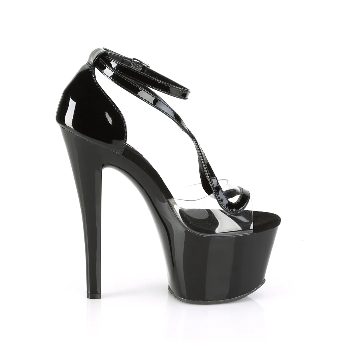 SKY-355  Clear-Black Patent/Black - Image 5
