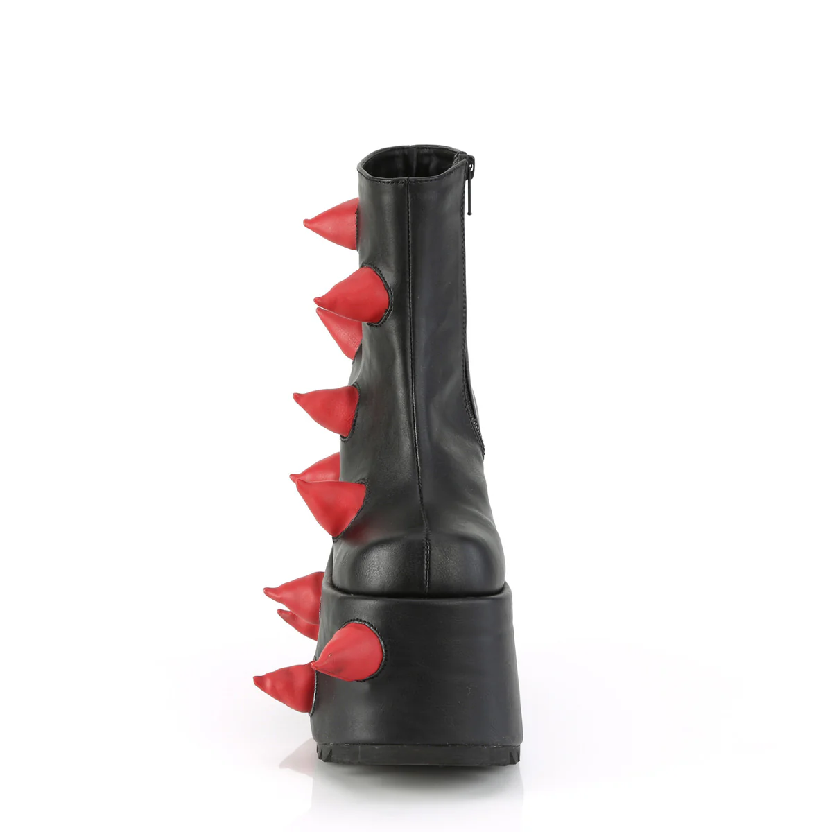 SLAY-77 Black-Red Vegan Leather - Image 2