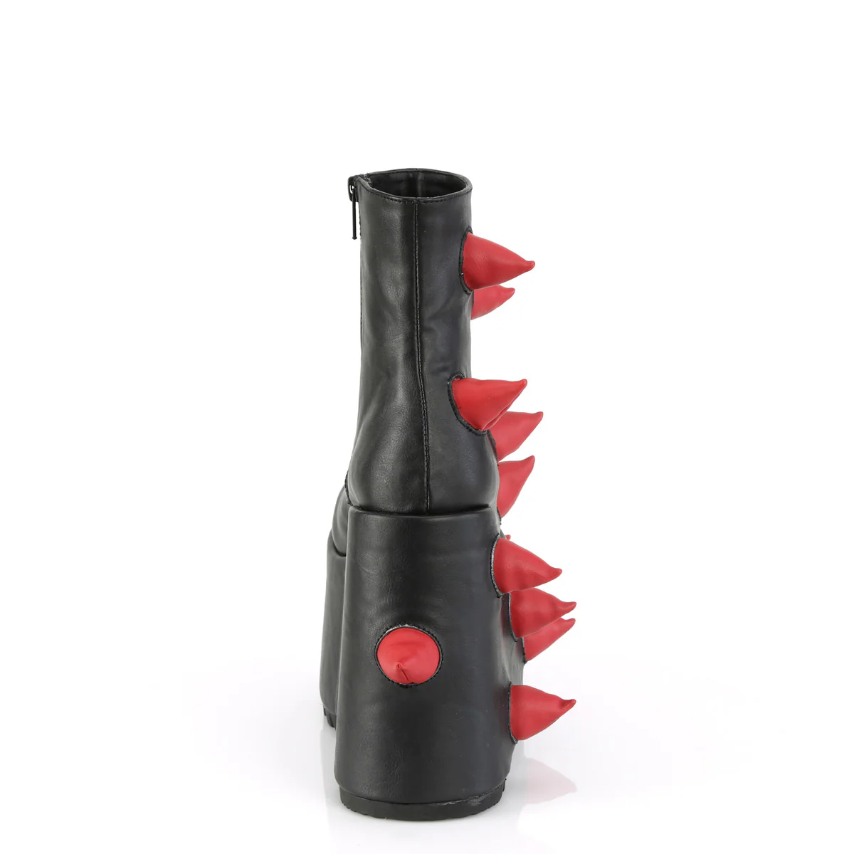 SLAY-77 Black-Red Vegan Leather - Image 4