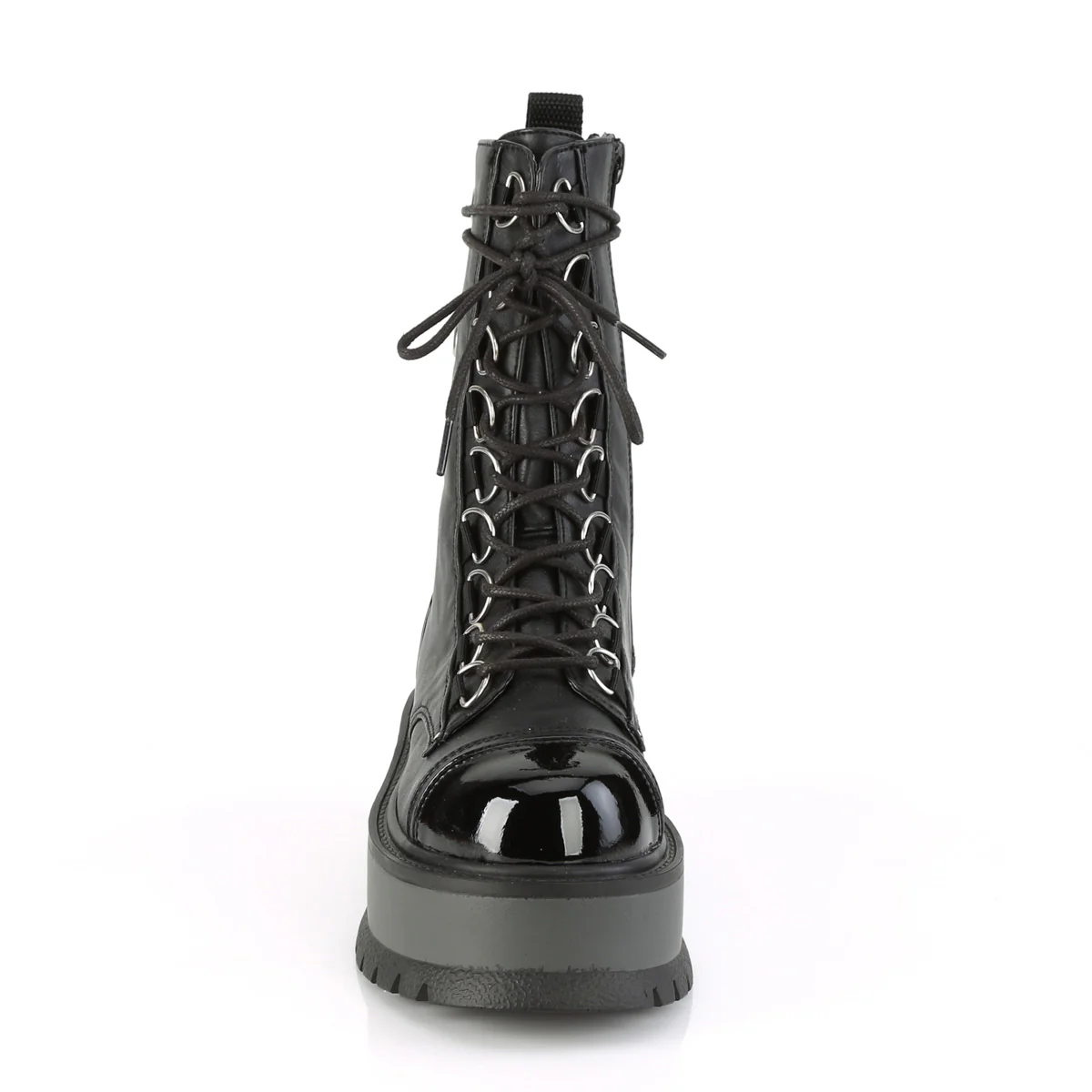 SLACKER-150 Black Vegan Leather-Patent - Image 2