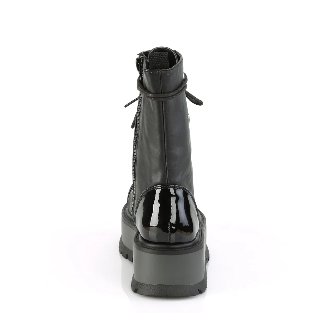 SLACKER-150 Black Vegan Leather-Patent - Image 4