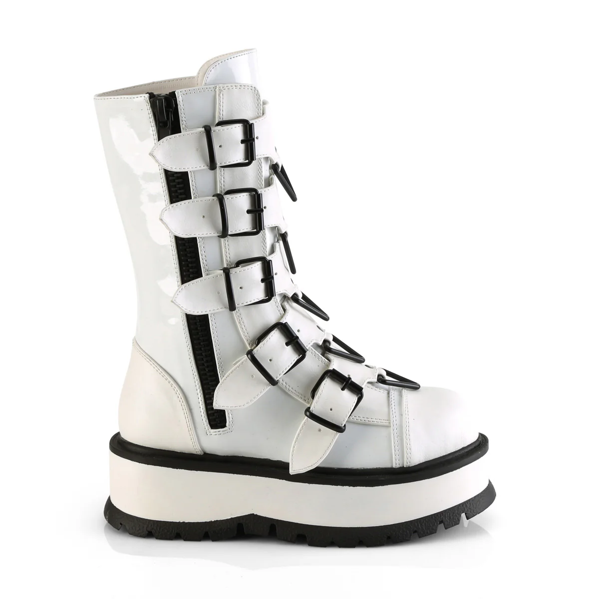 SLACKER-160 White Patent - Image 5