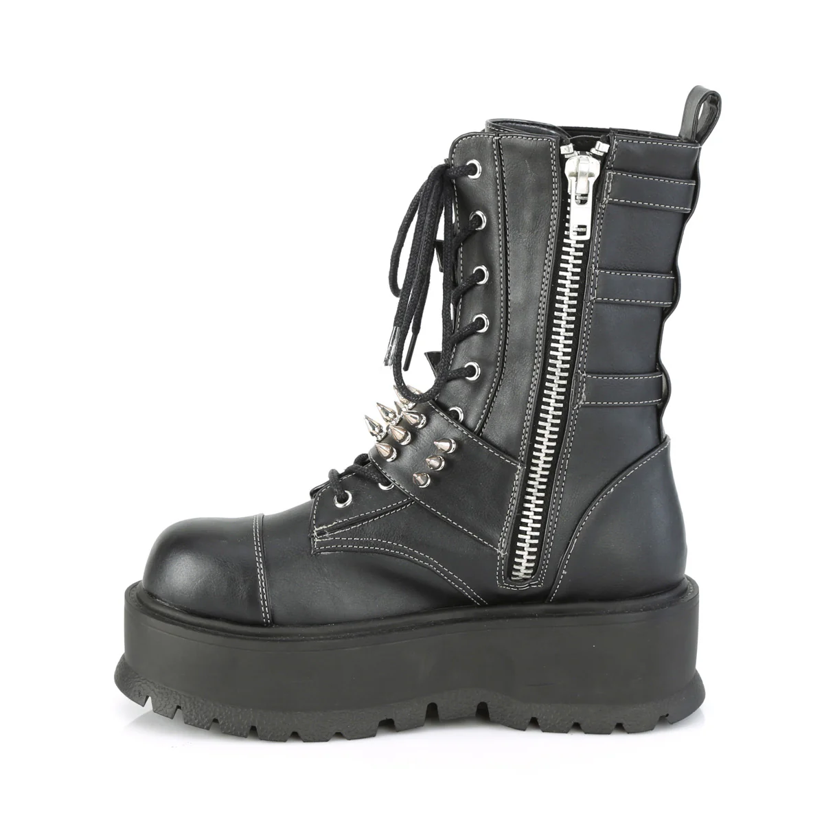 SLACKER-165 Black Vegan Leather - Image 3