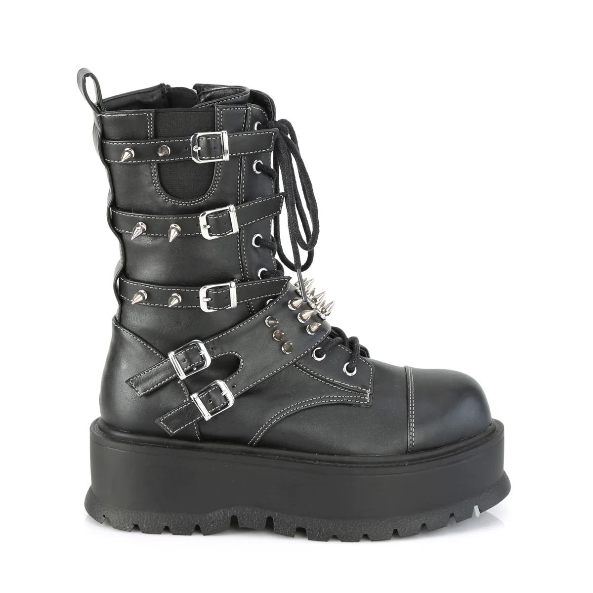 SLACKER-165 Black Vegan Leather - Image 5
