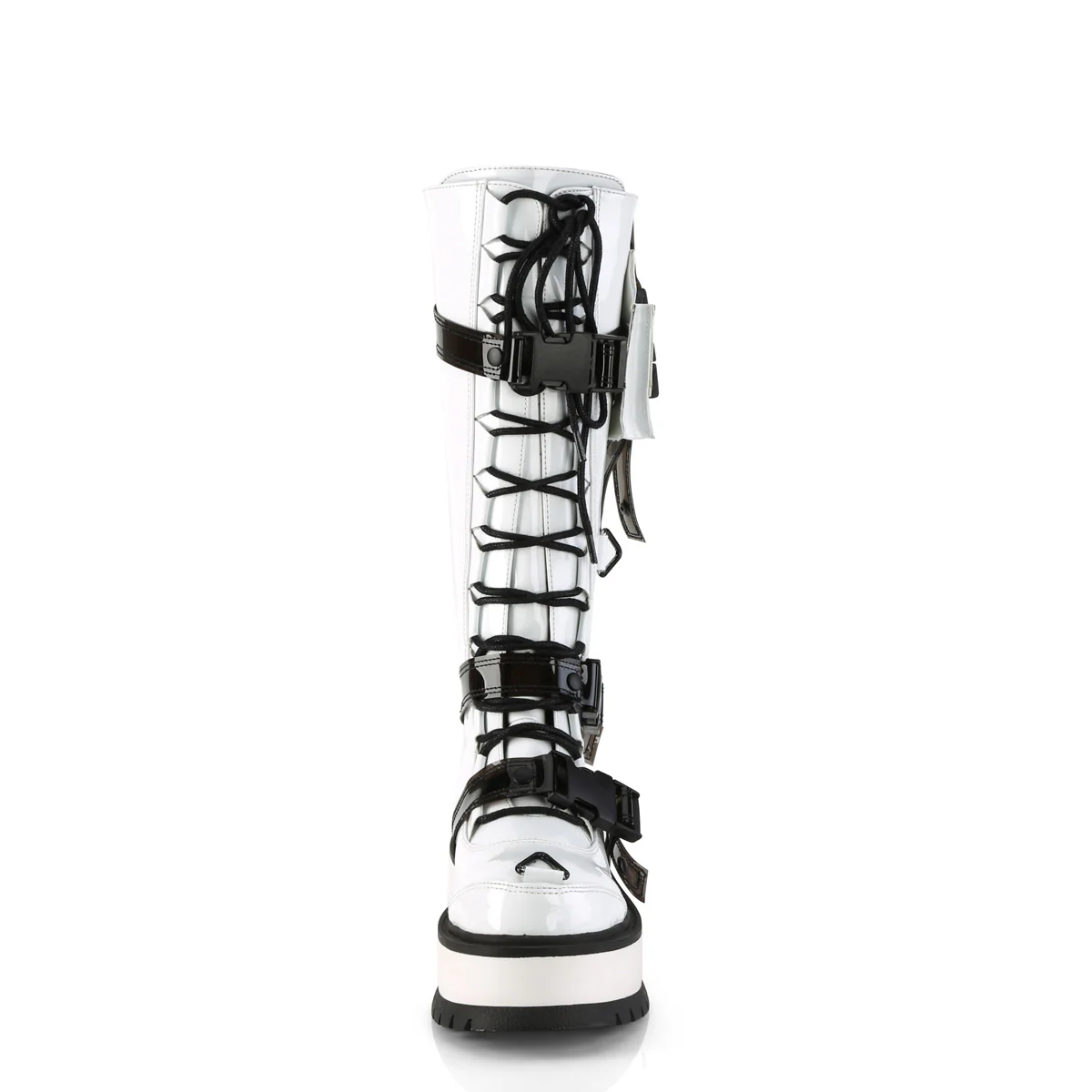 SLACKER-260  White Patent - Image 2
