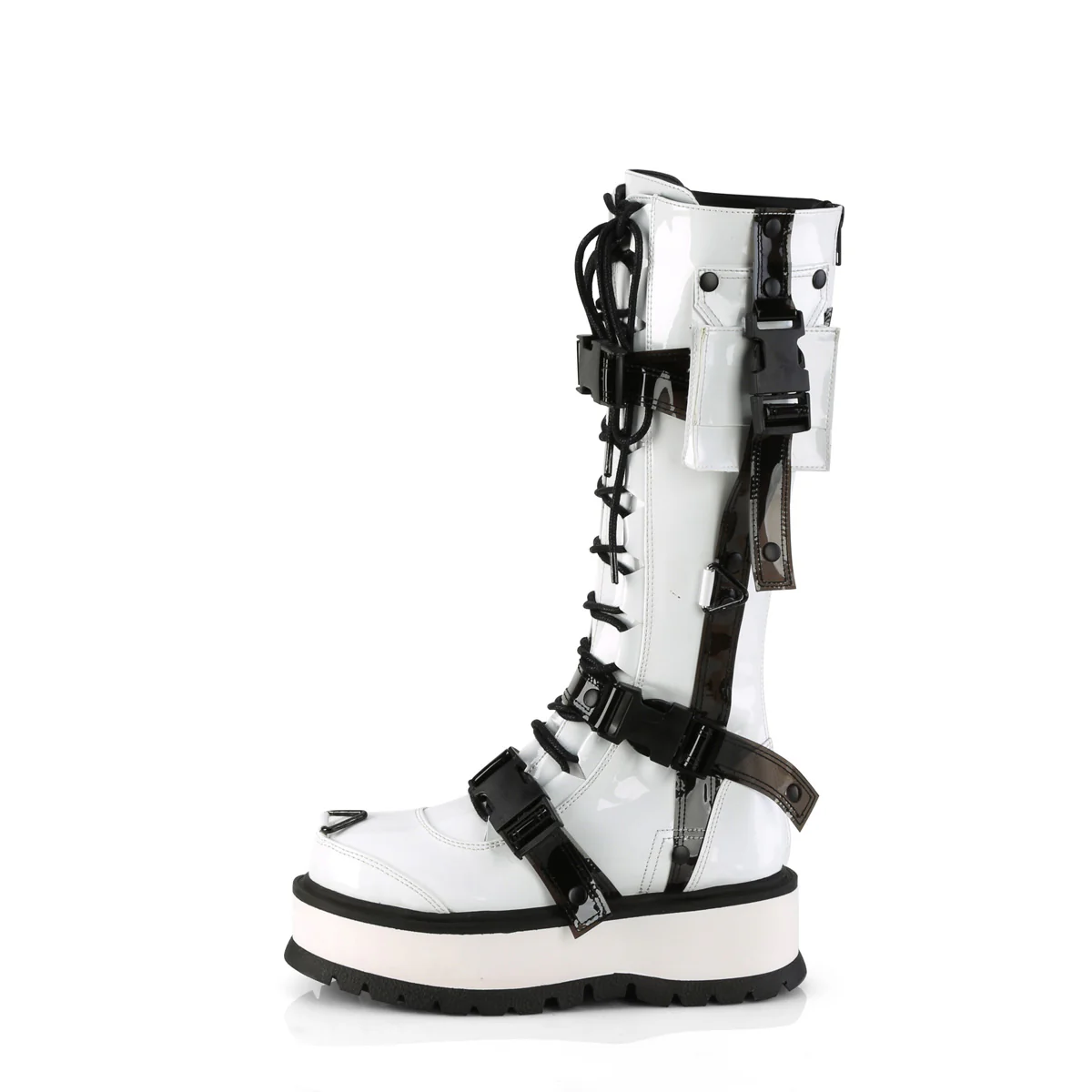 SLACKER-260  White Patent - Image 3