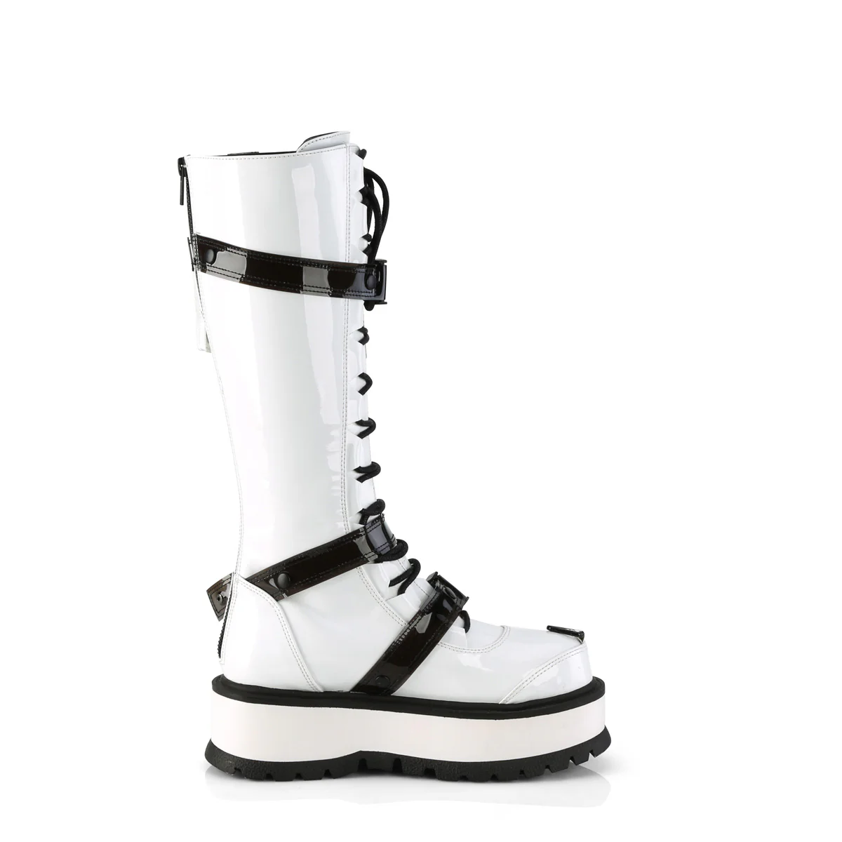 SLACKER-260  White Patent - Image 5