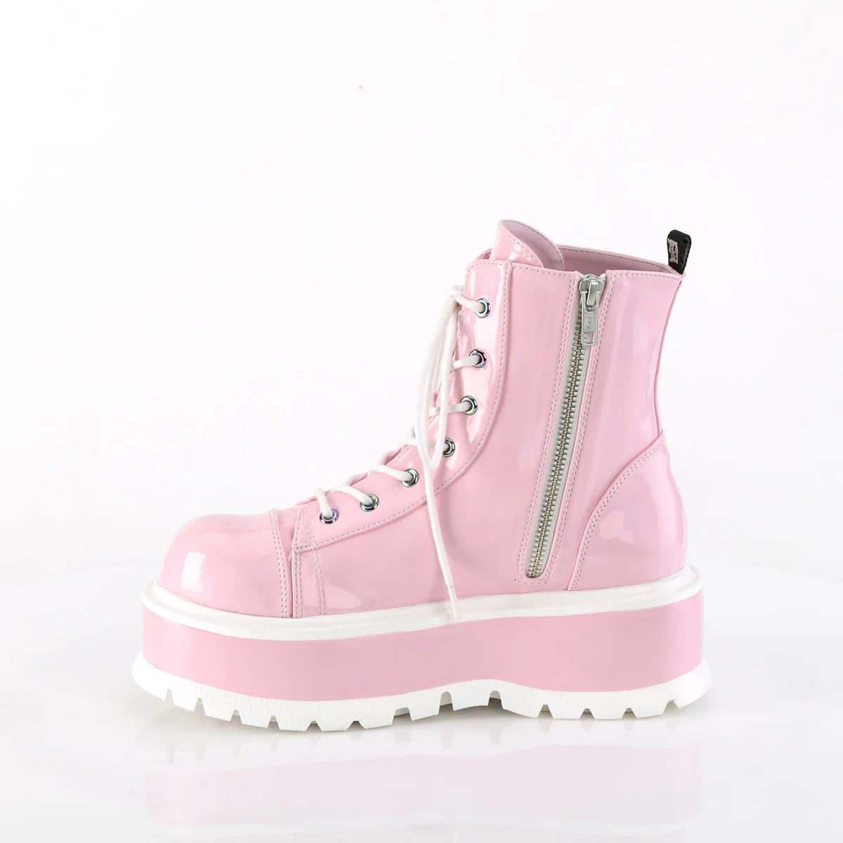 SLACKER-55  Baby Pink Holo Patent - Image 3