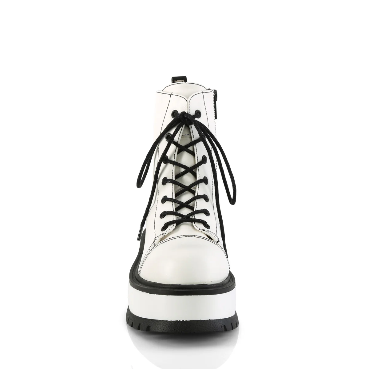SLACKER-55 White Vegan Leather - Image 2