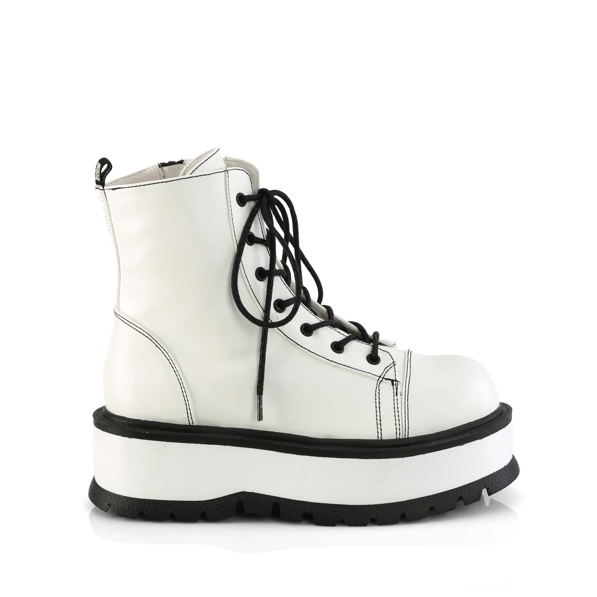 SLACKER-55 White Vegan Leather - Image 5