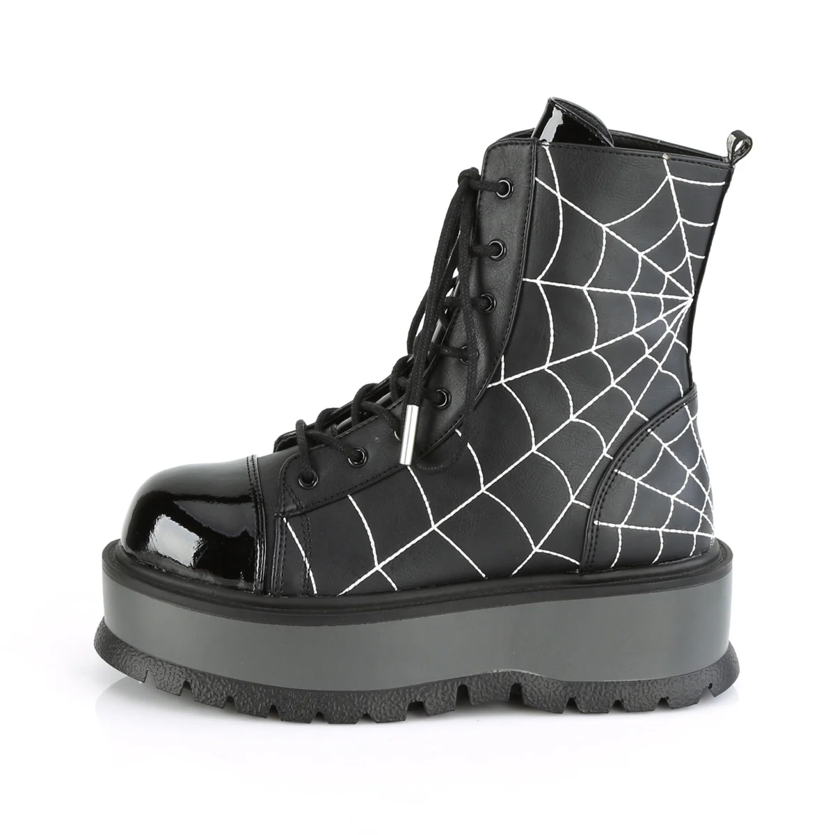 SLACKER-88  Black Vegan Leather-Patent - Image 3