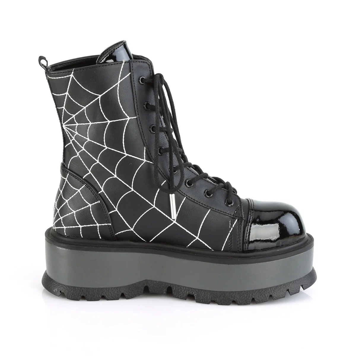SLACKER-88  Black Vegan Leather-Patent - Image 5
