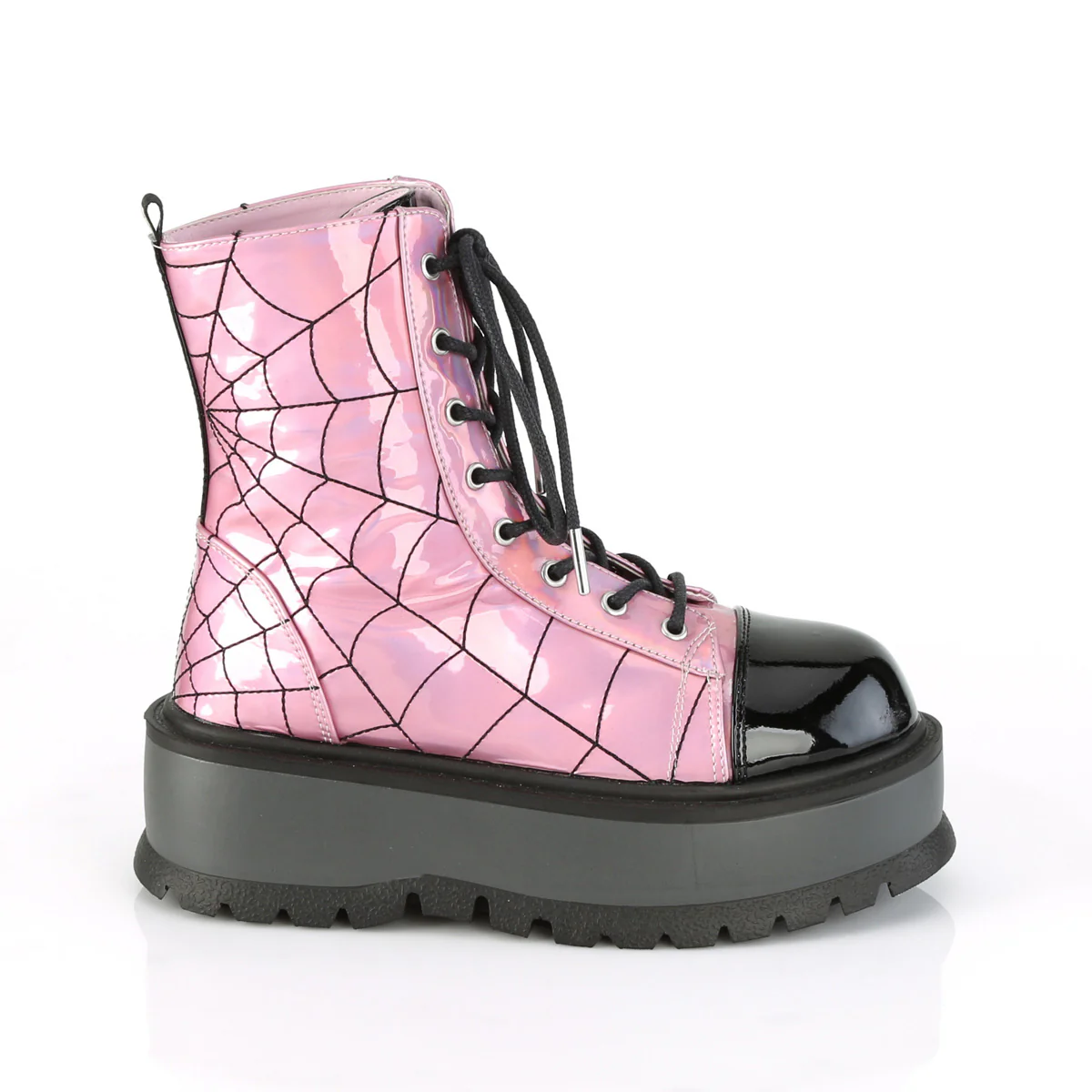 SLACKER-88 Pink Hologram-Black Patent - Image 5