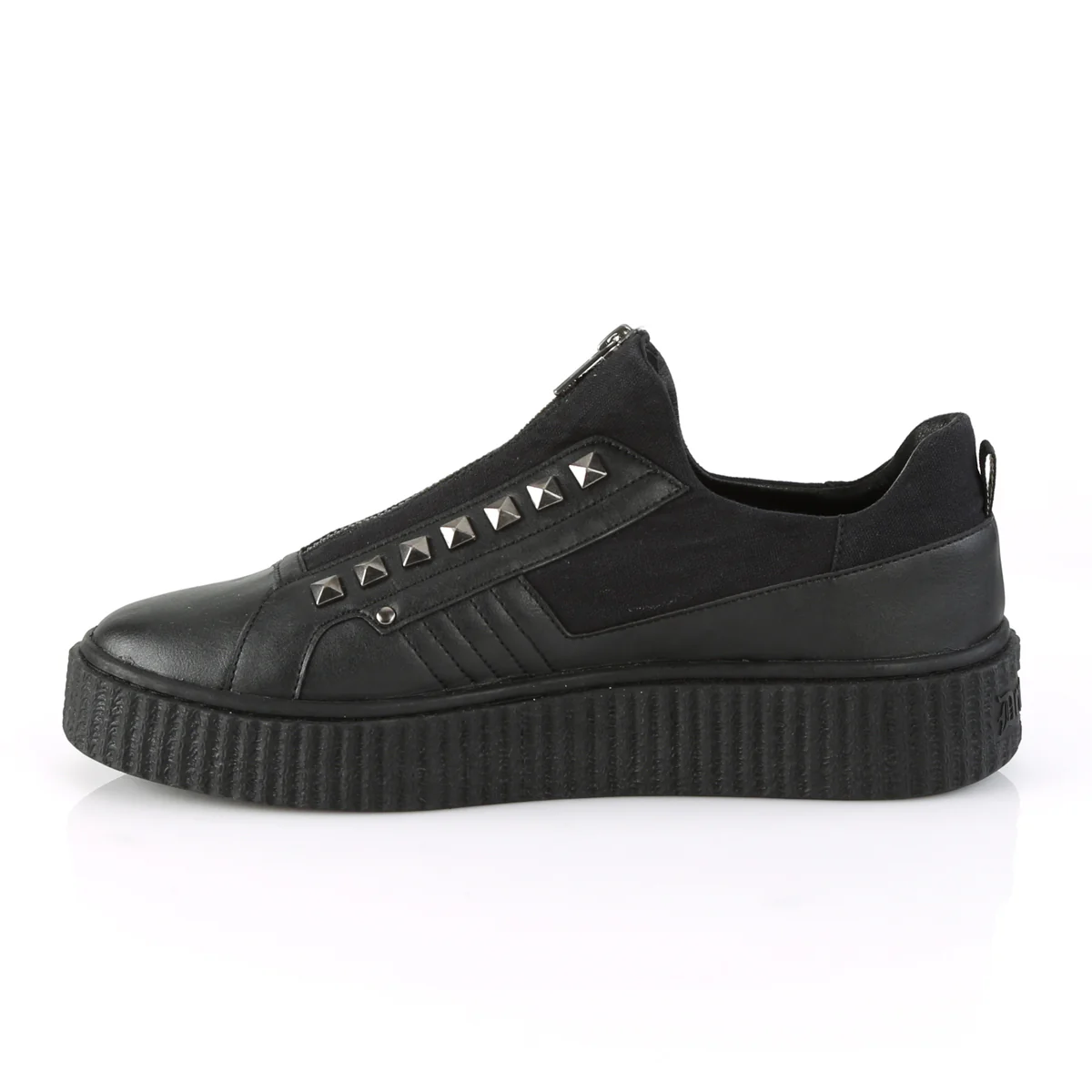 SNEEKER-125  Black Canvas-Black Pu - Image 3