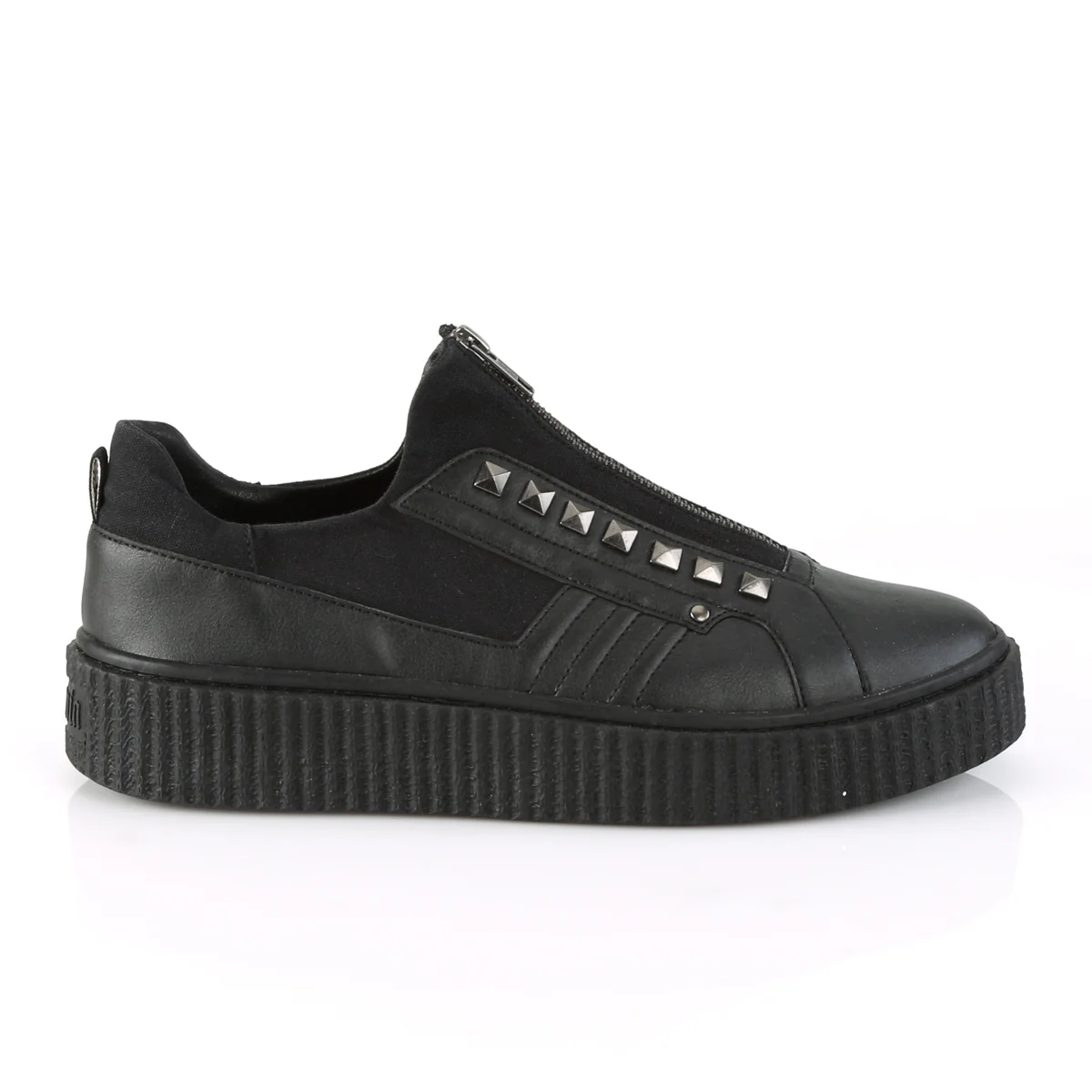 SNEEKER-125  Black Canvas-Black Pu - Image 5
