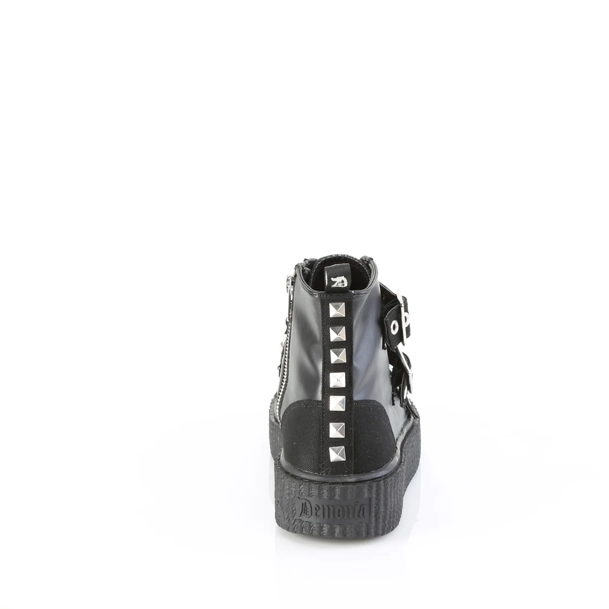 SNEEKER-225  Black Canvas-Vegan Leather - Image 4