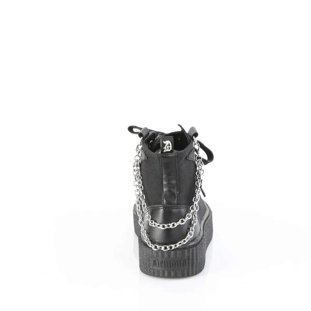 SNEEKER-230  Black Canvas-Vegan Leather - Image 4