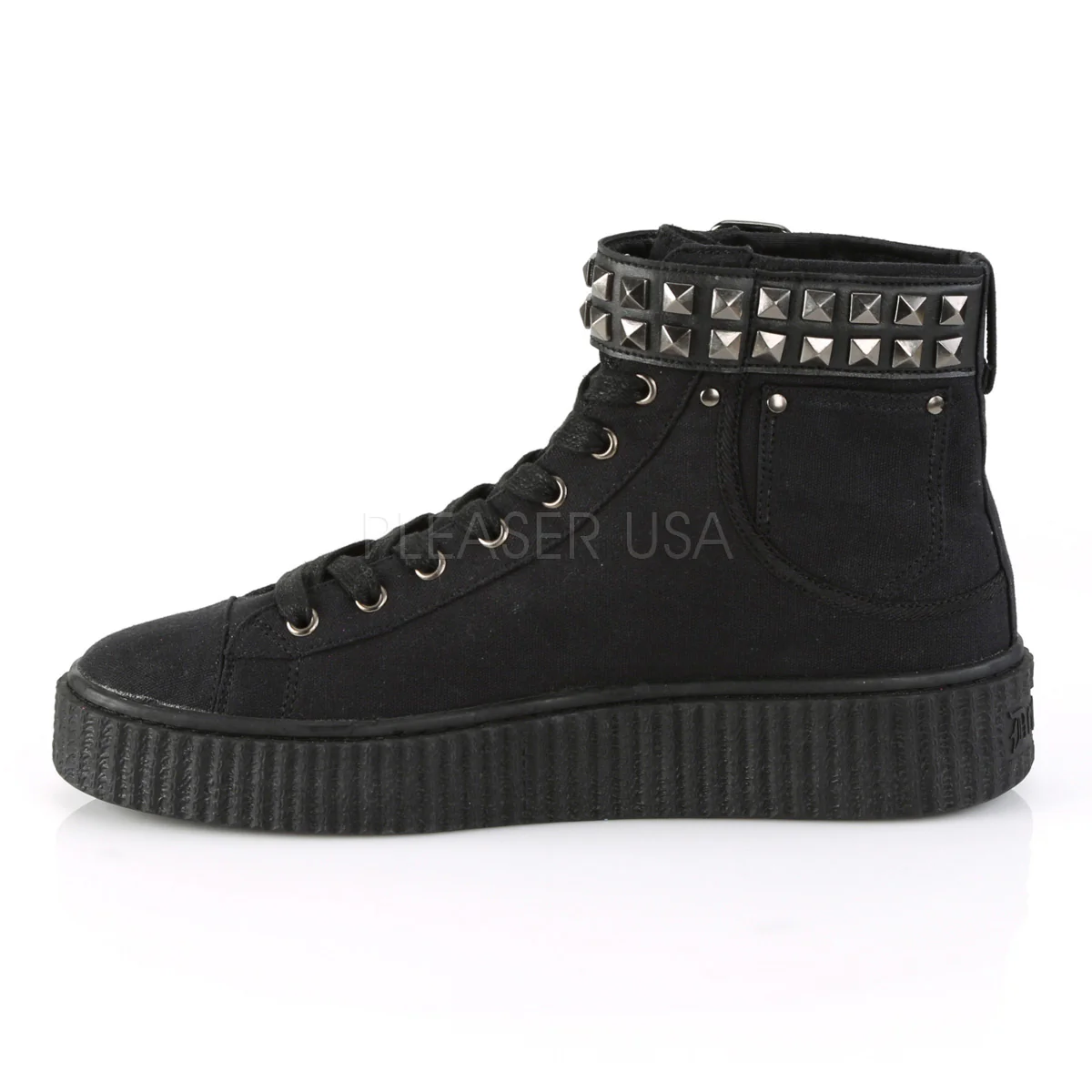 SNEEKER-255  Black Canvas - Image 3