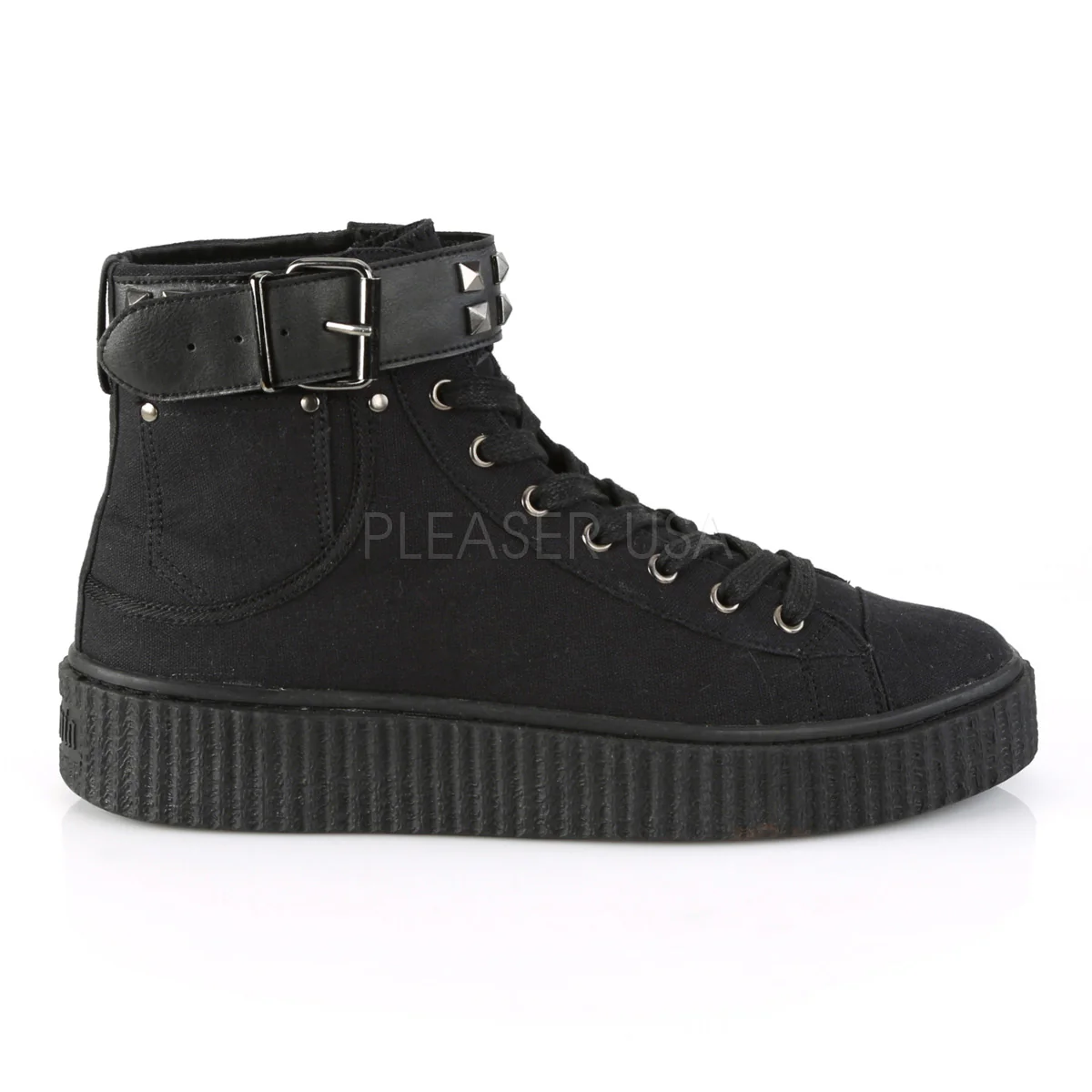 SNEEKER-255  Black Canvas - Image 5