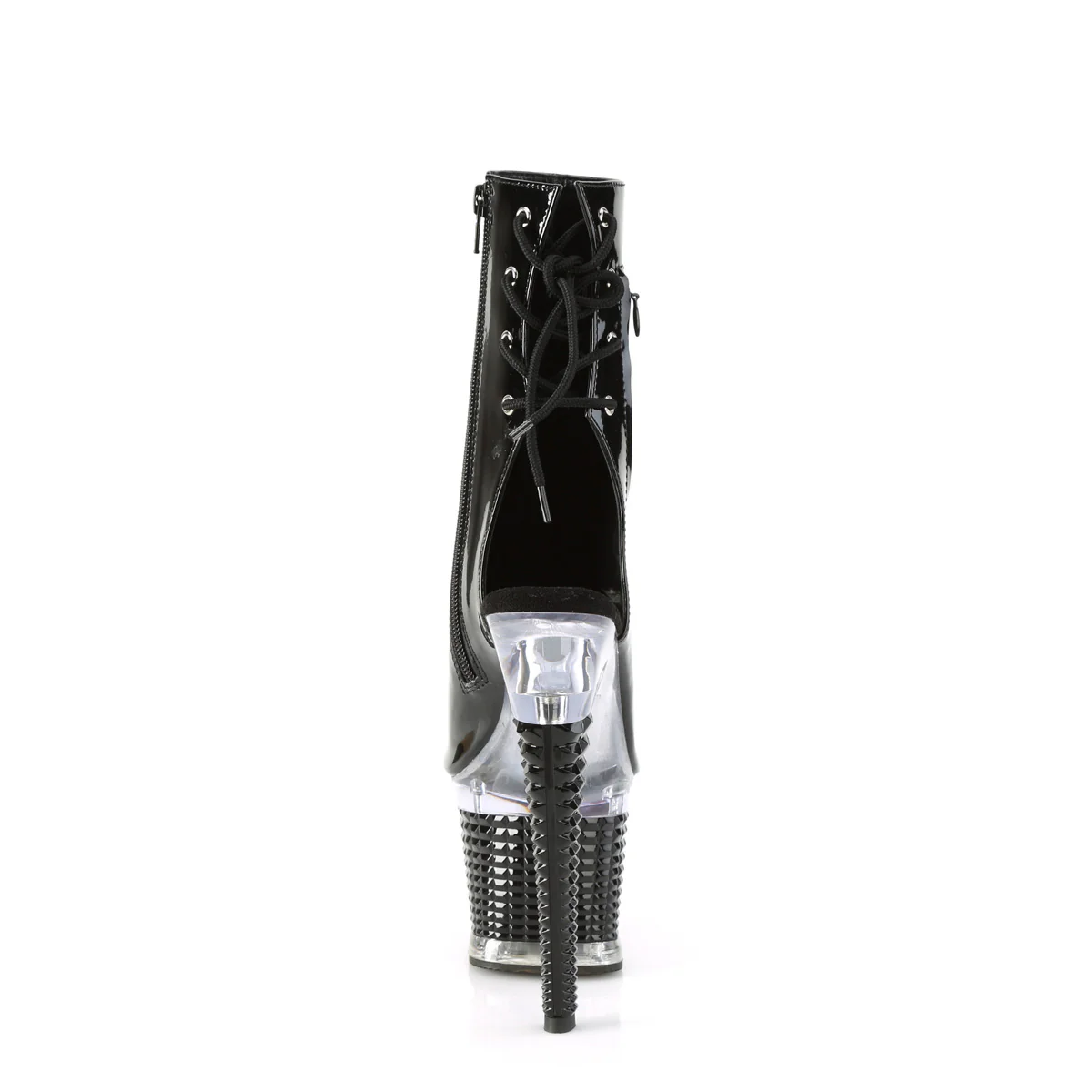 SPECTATOR-1018  Black Patent/Clear-Black - Image 4